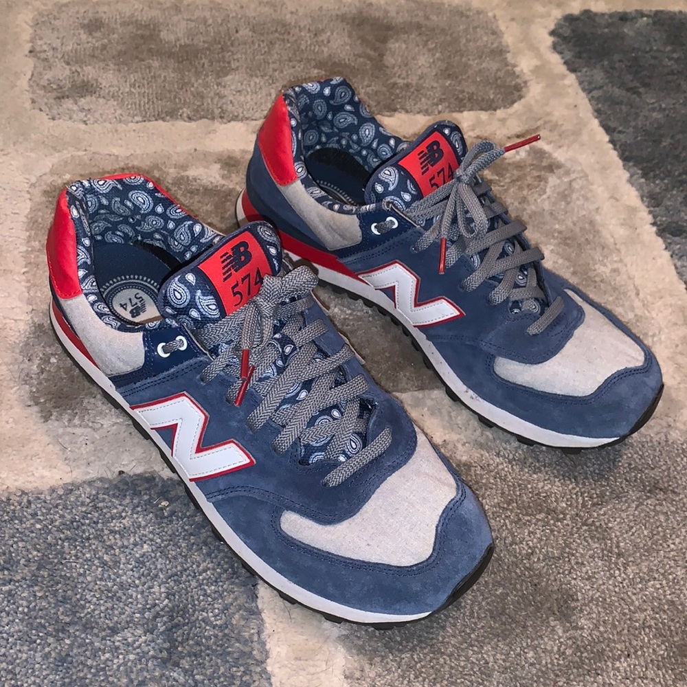 New Balance 574 Blue Paisley RARE